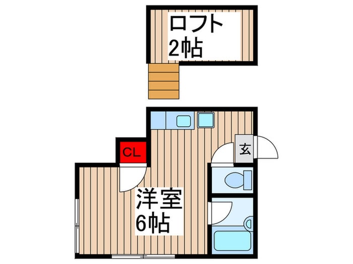 カサフローラ実籾の物件間取画像