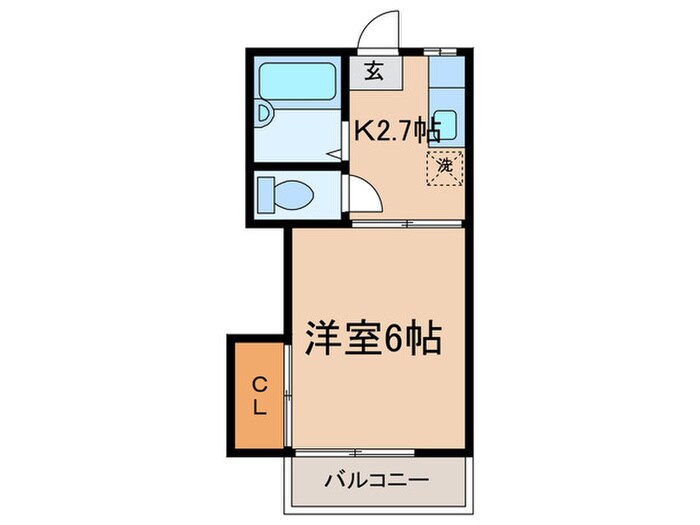 ベアコーポBの物件間取画像