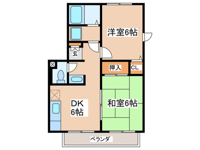 サンライズパーク河井の物件間取画像