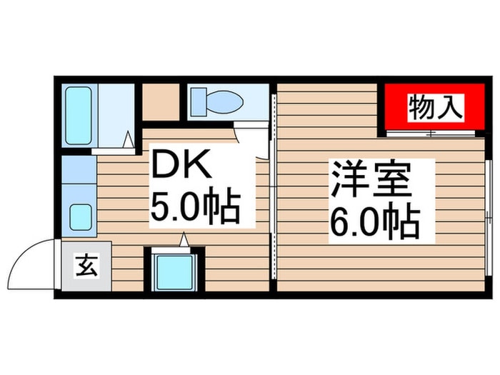 ハイムシンシアの物件間取画像