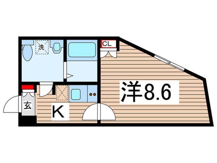 ラシクラス小岩駅前の物件間取画像