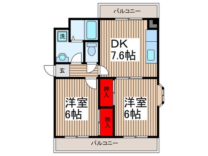 アルカディアＧＳ１の物件間取画像