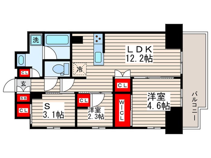 コンフォリア東葛西の物件間取画像