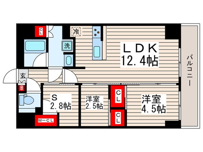 コンフォリア東葛西の物件間取画像
