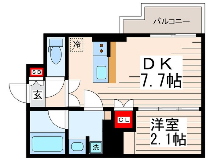 コンフォリア東葛西の物件間取画像