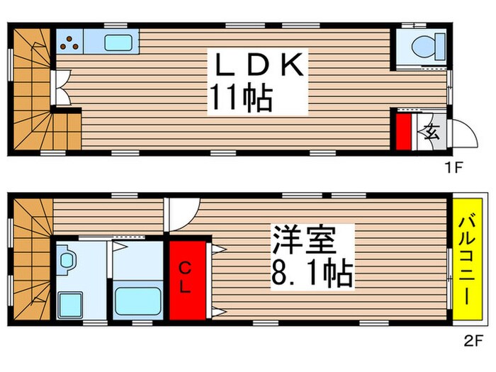 ＥＮＸＩＬ大和田3番館の物件間取画像