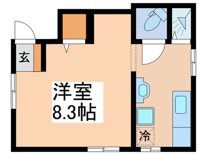 ハイム第5平和台の物件間取画像