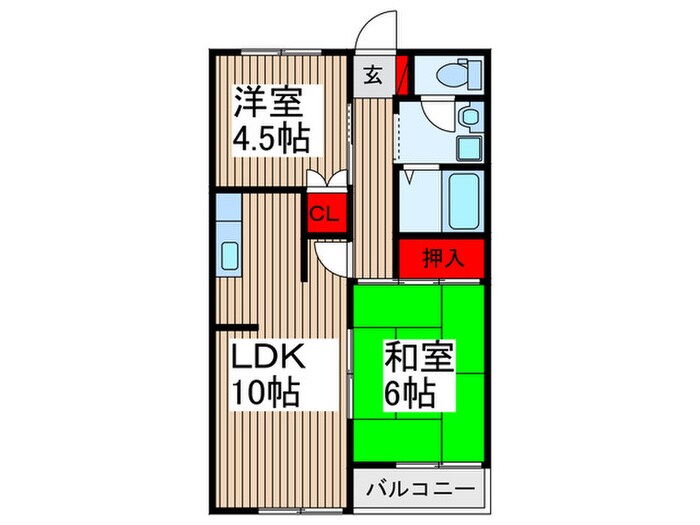 サニーベールの物件間取画像