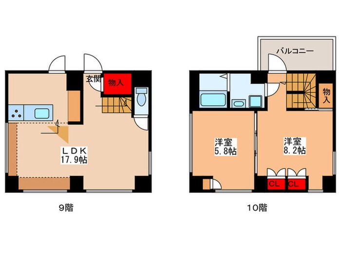 辰巳アパートメントハウスの物件間取画像