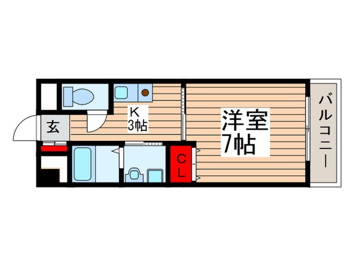 宇田川柏ビルの物件間取画像