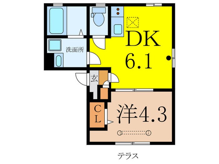 Ｒａｉｎｂｏｗ　Ｈｉｌｌｓの物件間取画像