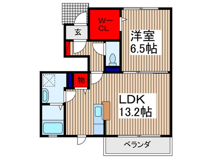 コンフォ－トグレイスＡの物件間取画像