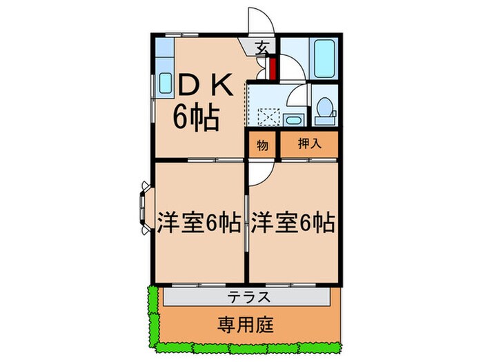 カーサ・ムラーノの物件間取画像