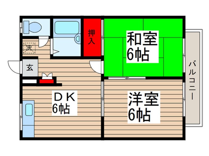 エステートピアオリエント３の物件間取画像