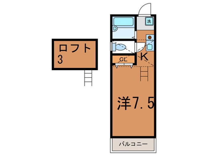 パ－クアベニュ－世田谷の物件間取画像