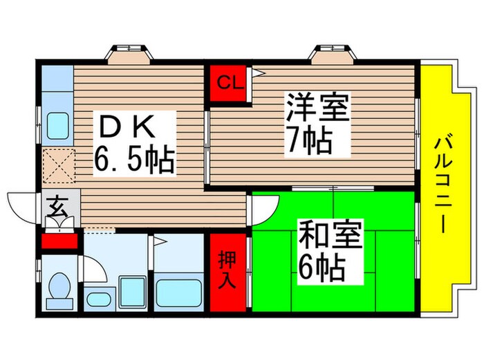 サニ－ハウスの物件間取画像