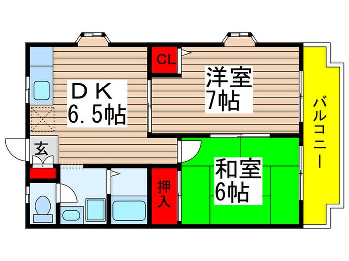 サニ－ハウスの物件間取画像