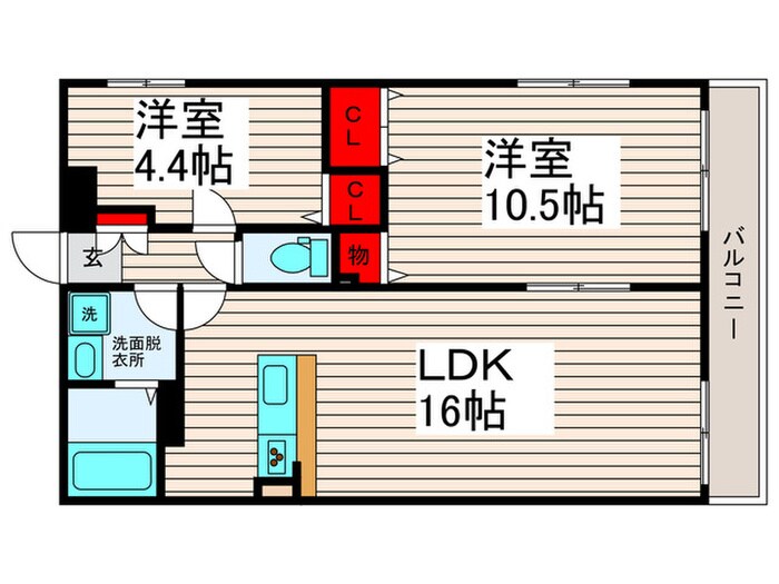 リブリ・SHISUI　１の物件間取画像
