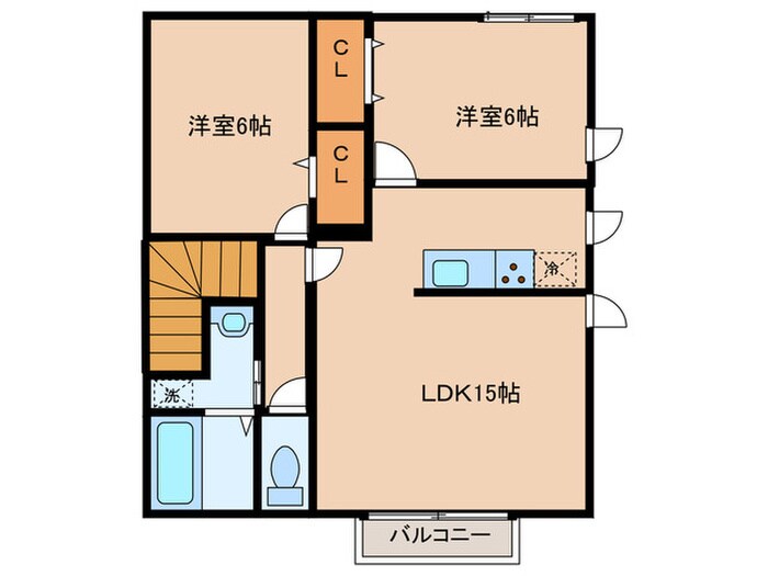 ディアコートの物件間取画像