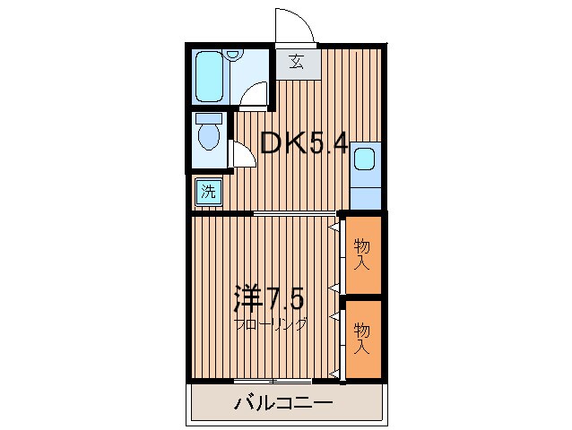 サンハニー駒沢の物件間取画像