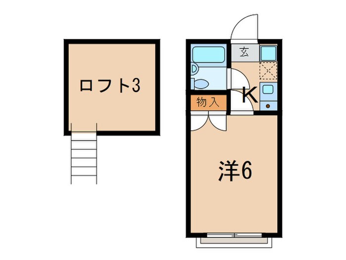 セントラルハウス２の物件間取画像