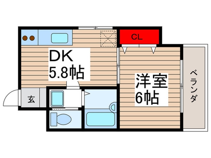 第七小崎ビルの物件間取画像