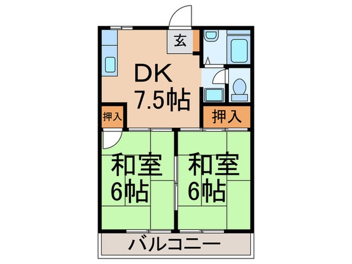 カ－サヤマトの物件間取画像