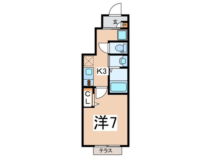 サンハイムの物件間取画像