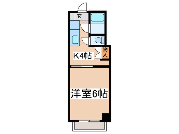 カントリーハイツの物件間取画像