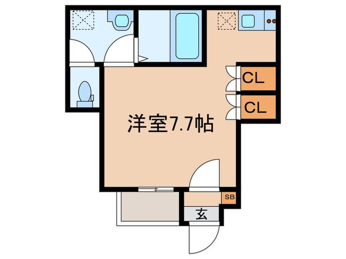 Glanz千駄木Southの物件間取画像