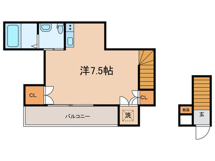 Glanz千駄木Southの物件間取画像