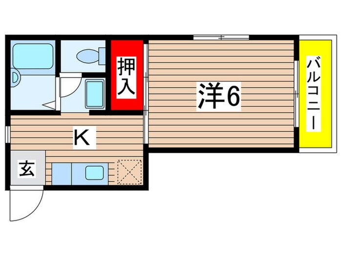 メゾンドｰﾙの物件間取画像