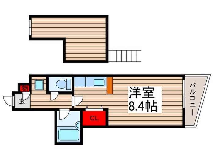 MIOMS津田沼の物件間取画像