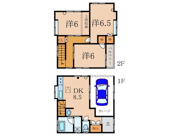 CROSS HOUSE　清瀬中里の物件間取画像