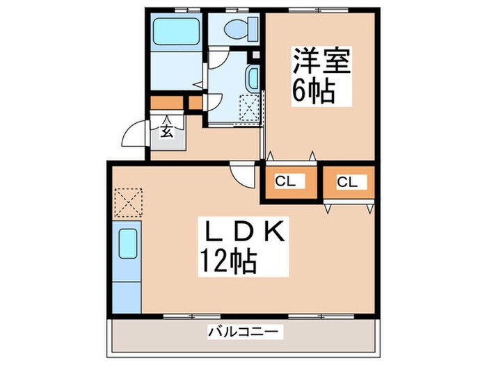 町田コープタウン１２号棟の物件間取画像