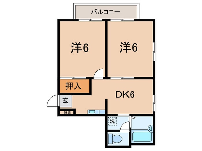 ハイム世田谷の物件間取画像