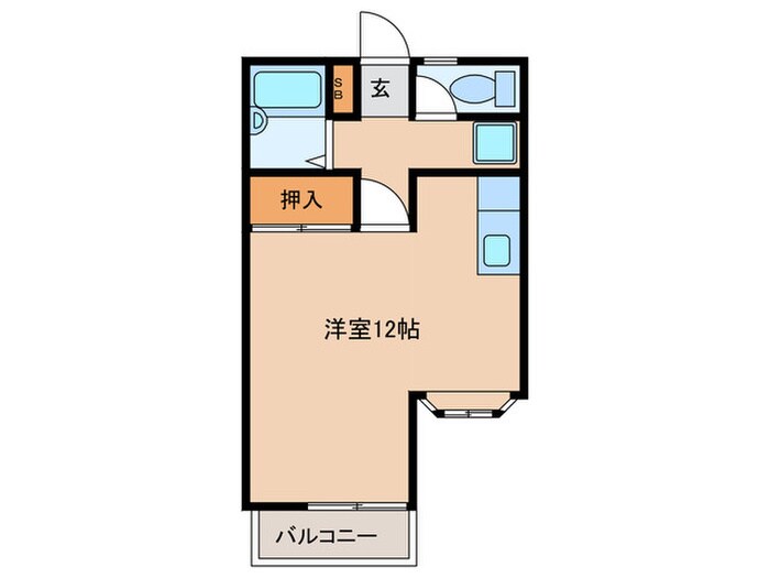 ハイム桧ノ木の物件間取画像