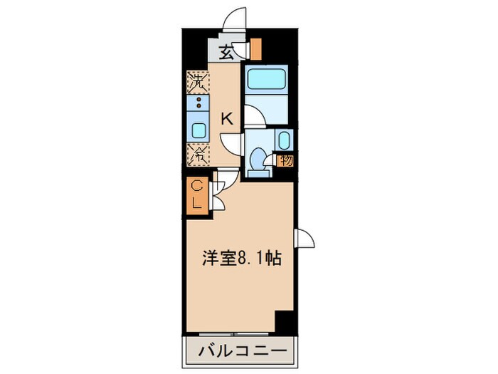 シエル武蔵小杉の物件間取画像