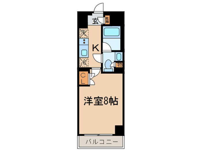 シエル武蔵小杉の物件間取画像