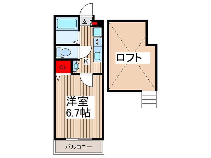 リヴィエールポルテⅢの物件間取画像