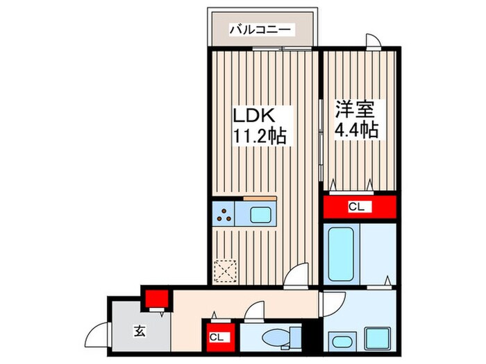 仮）ユアメゾン船堀Kの物件間取画像