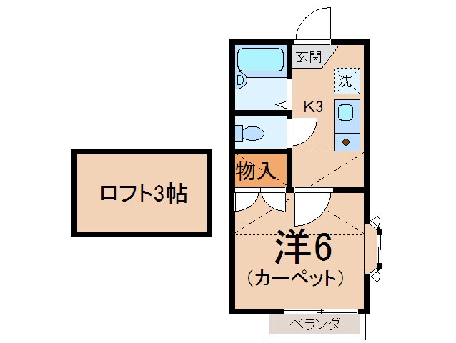 ＣＲＡＤＬＥの物件間取画像