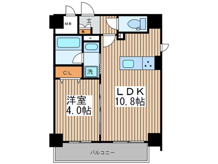 イーストワールド人形町の物件間取画像