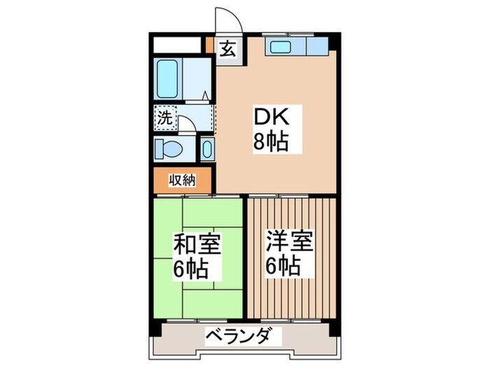 コ－ポ美しが丘第２の物件間取画像