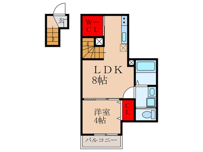 Riku新中野の物件間取画像