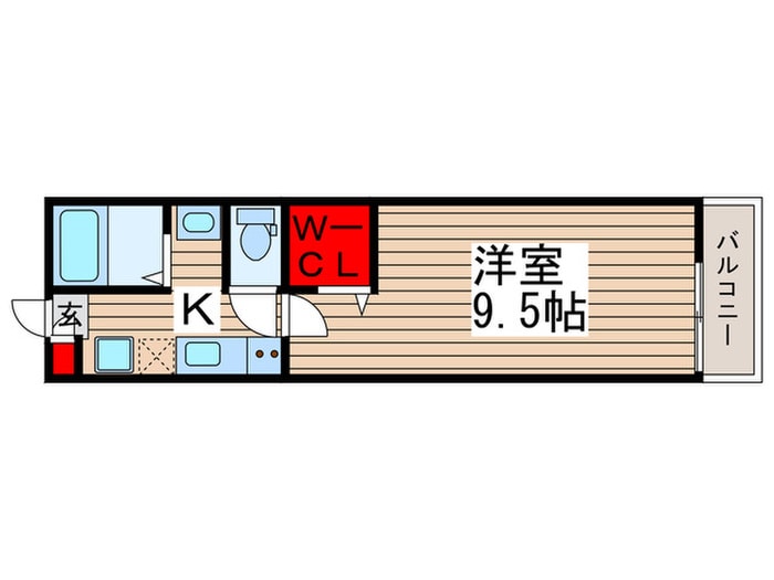 ＡＪ新鎌ヶ谷Ⅱの物件間取画像