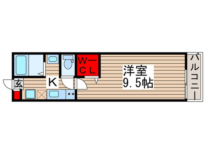 ＡＪ新鎌ヶ谷Ⅱの物件間取画像