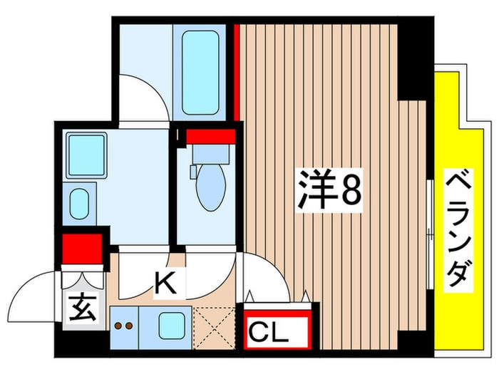 ALTERNA菊川Ⅱの物件間取画像