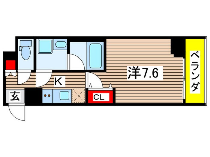 ALTERNA菊川Ⅱの物件間取画像