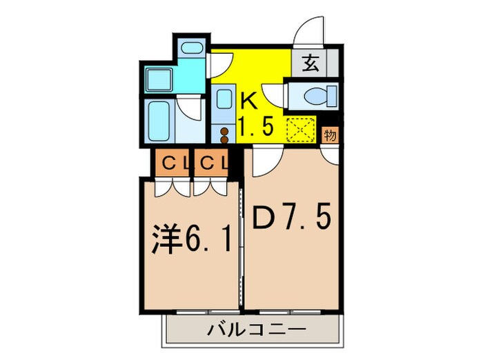 リバーレ池袋の物件間取画像